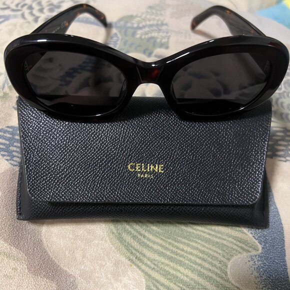 Celine Tortoise Shell Sunglasses - Picture 2 of 8